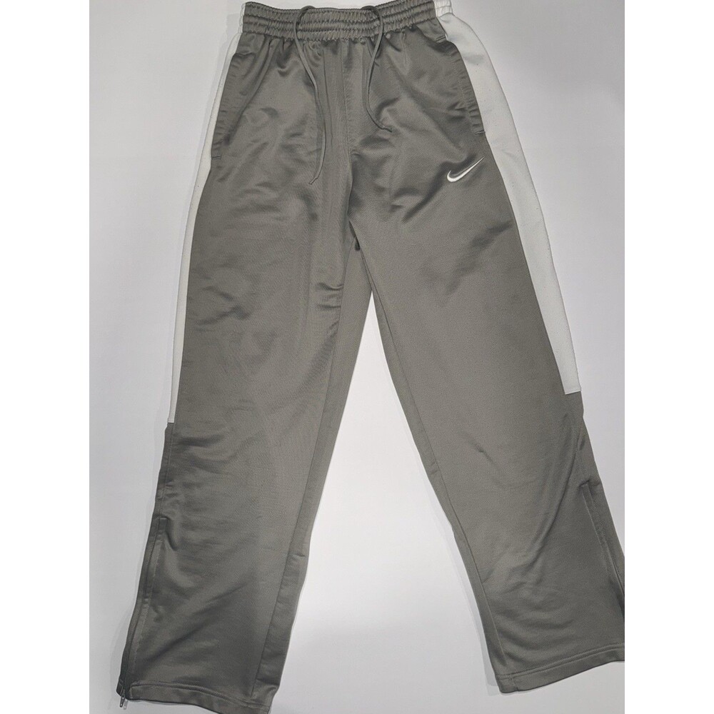 Nike Womens Track Pants Gray Small Regular Fit Dri-FIT Athletic Warmup
